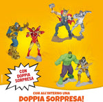 Kinder GranSorpresa Gigante Marvel Avengers, Uovo di Pasqua Kinder 2026 di Finissimo Cioccolato al Latte con Doppia Sorpresa Marvel Avengers, 320 g