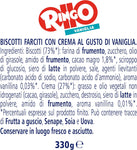 Pavesi Snack Ringo Vaniglia Formato Famiglia, Biscotti Farciti con Crema alla Vaniglia, Snack Dolce per Merenda o Pausa Studio, Confezione da 330 g