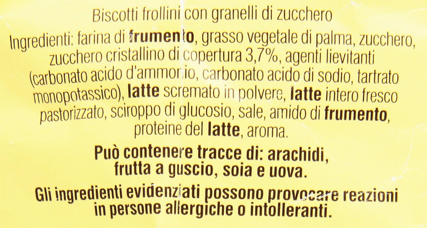 Mulino Bianco - Biscotti Galletti, Frollini - 2 confezioni da 800 g [1600 g]