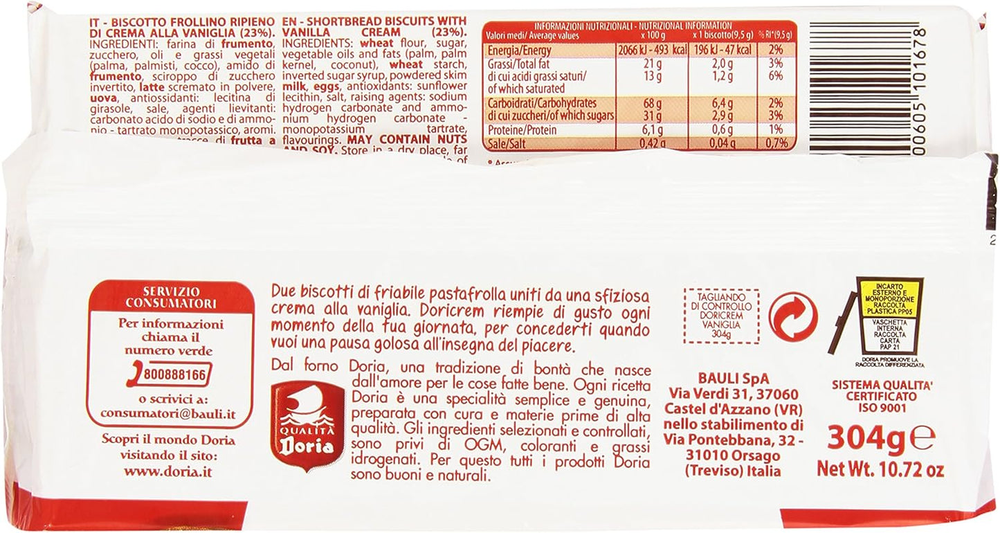 Doricrem Vaniglia Multipack Gr.304 - [confezione da 4]