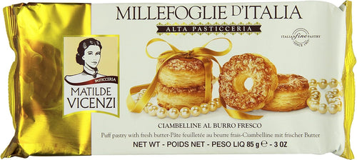 Vicenzi Millef/Ciambelline Al Burro - 4 pezzi da 85 g [340 g]