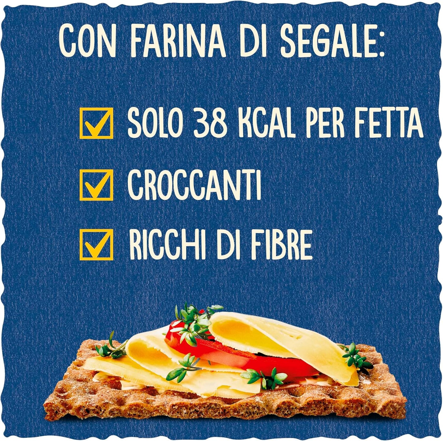 Wasa Original, Cracker con 100 percento Farina di Segale, Ricchi di Fibre, 275 g (Confezione da 1)