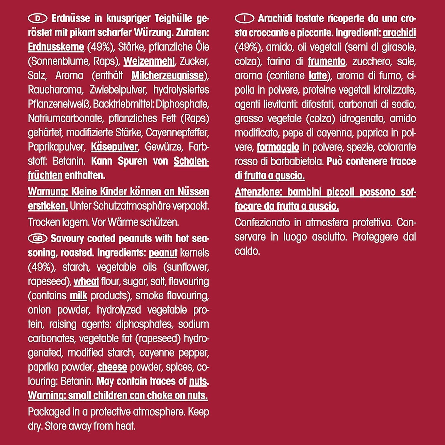 Lorenz Snack World Nic Nac's Hot, 110 g