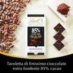 Lindt Excellence Tavoletta di Cioccolato Fondente 85% Cacao, 100g