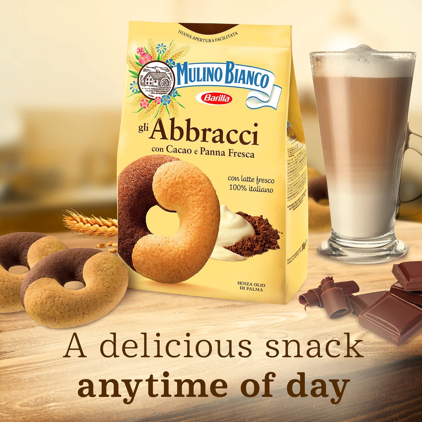Mulino Bianco Barilla Abbracci 350g (confezione da 12)