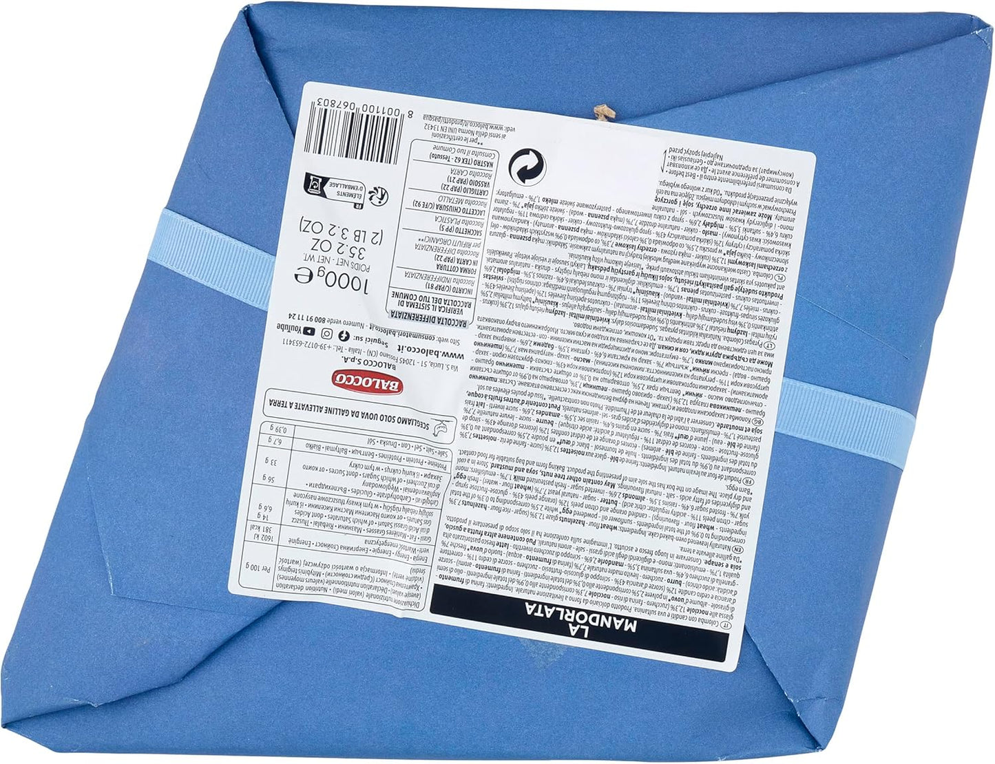 COLOMBA MANDORLATA INCARTATA 1000g