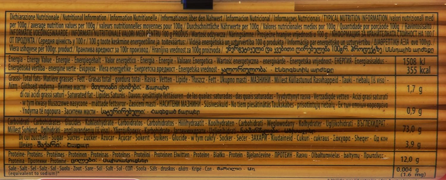 Divella Pasta Di Semola Bucatini, 500g