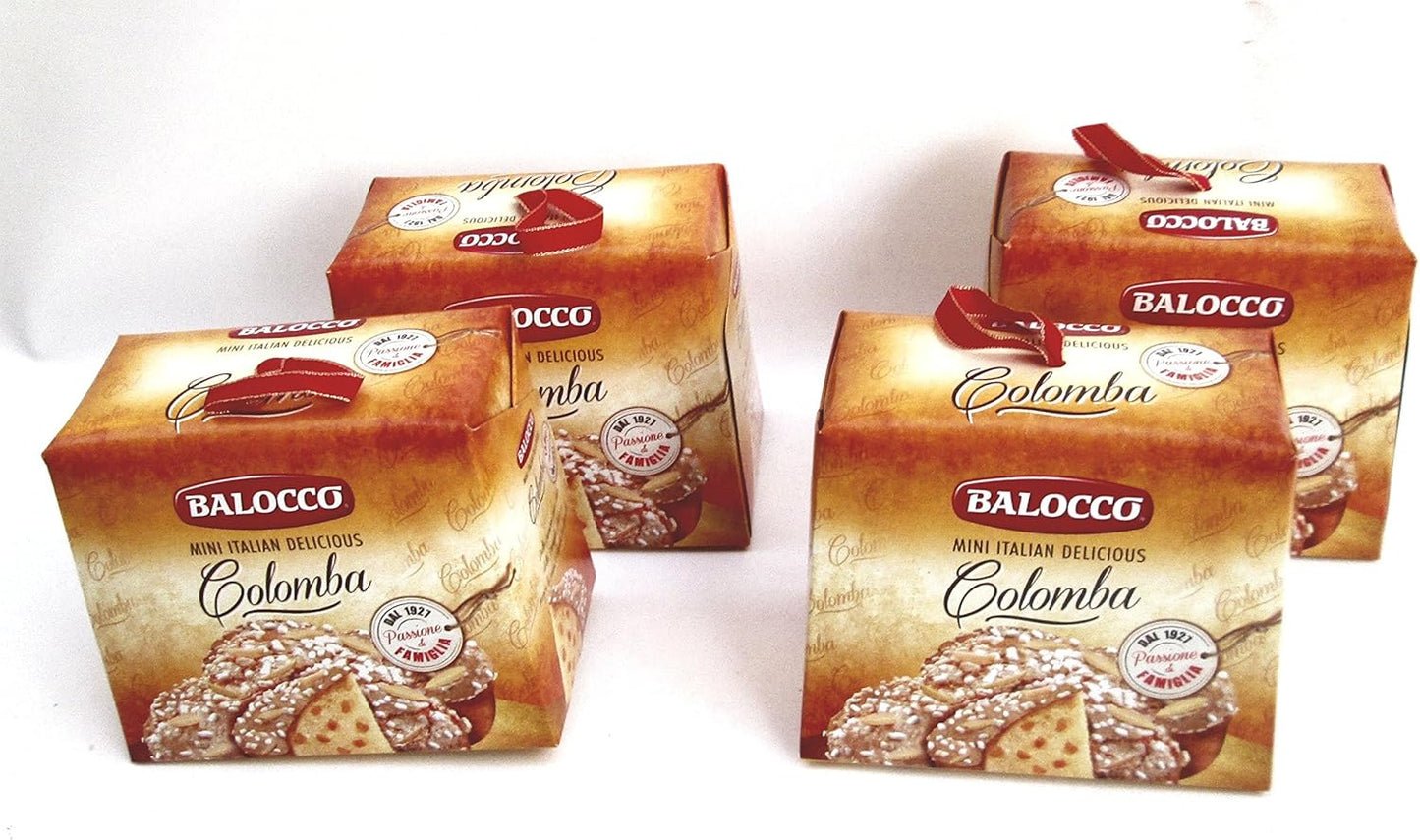 1 x MINI COLOMBA BALOCCO CLASSICA CON CANDITI 100 gr PASQUA REGALO IN ASTUCCIO
