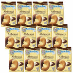 MULINO BIANCO Abbracci, biscotti di pasta frolla italiani al burro e gusto cacao 350g x 12 parcelle (Abbracci, x12)