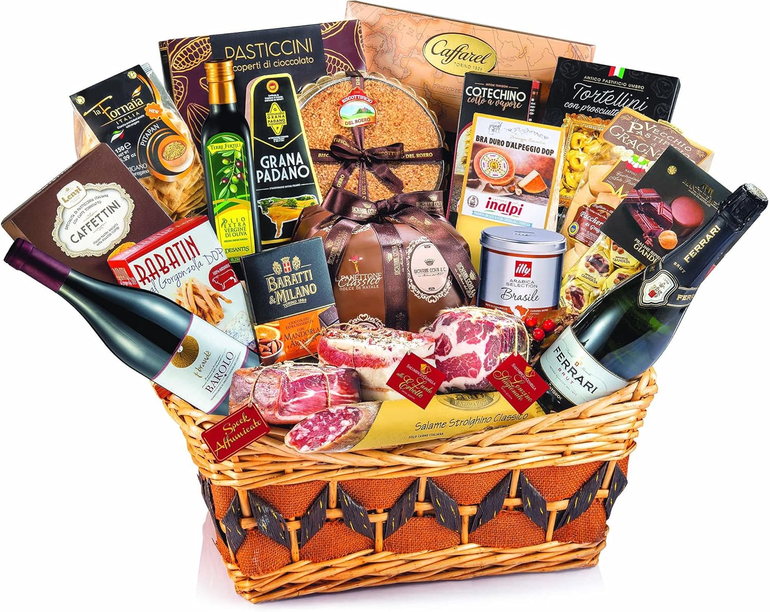 Villa Guelfa Cesto Natalizio ''Selezione'', Specialità Gastronomiche Gourmet In Confezione Regalo Per Natale