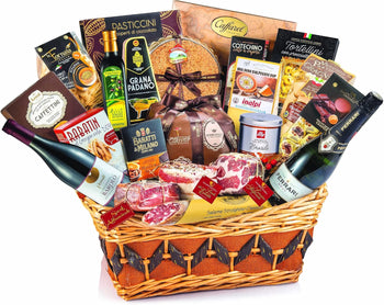 Villa Guelfa Cesto Natalizio ''Selezione'', Specialità Gastronomiche Gourmet In Confezione Regalo Per Natale