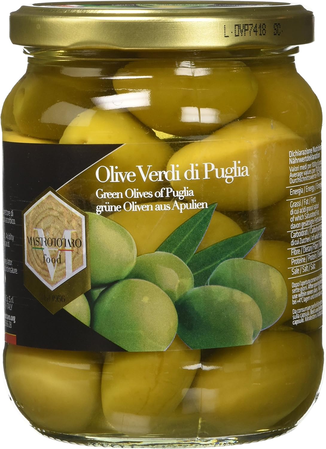 Mastrototaro Food Olive Verdi di Puglia