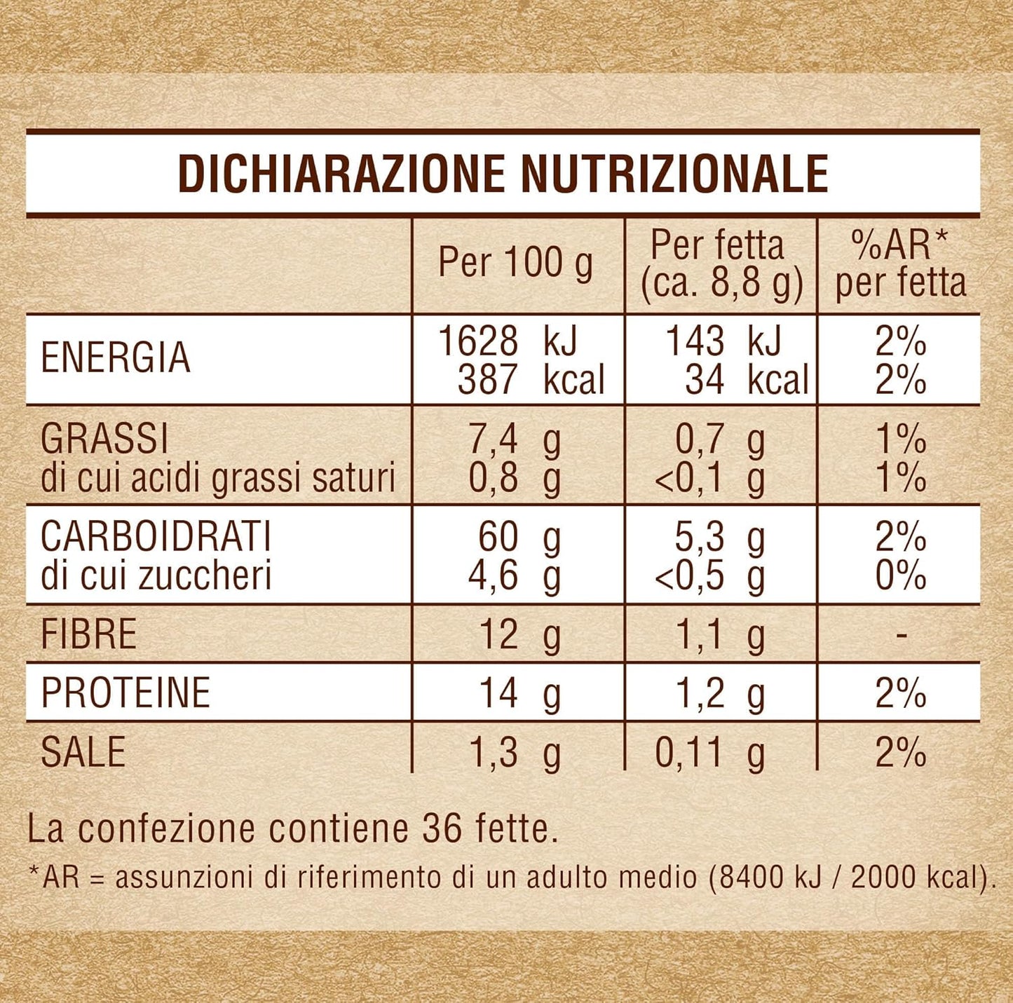 Mulino Bianco Fette Biscottate Integrali, Spesse, Croccanti e Friabili, Senza Olio di Palma, Colazione Ricca di Fibre e Gusto, 315 g