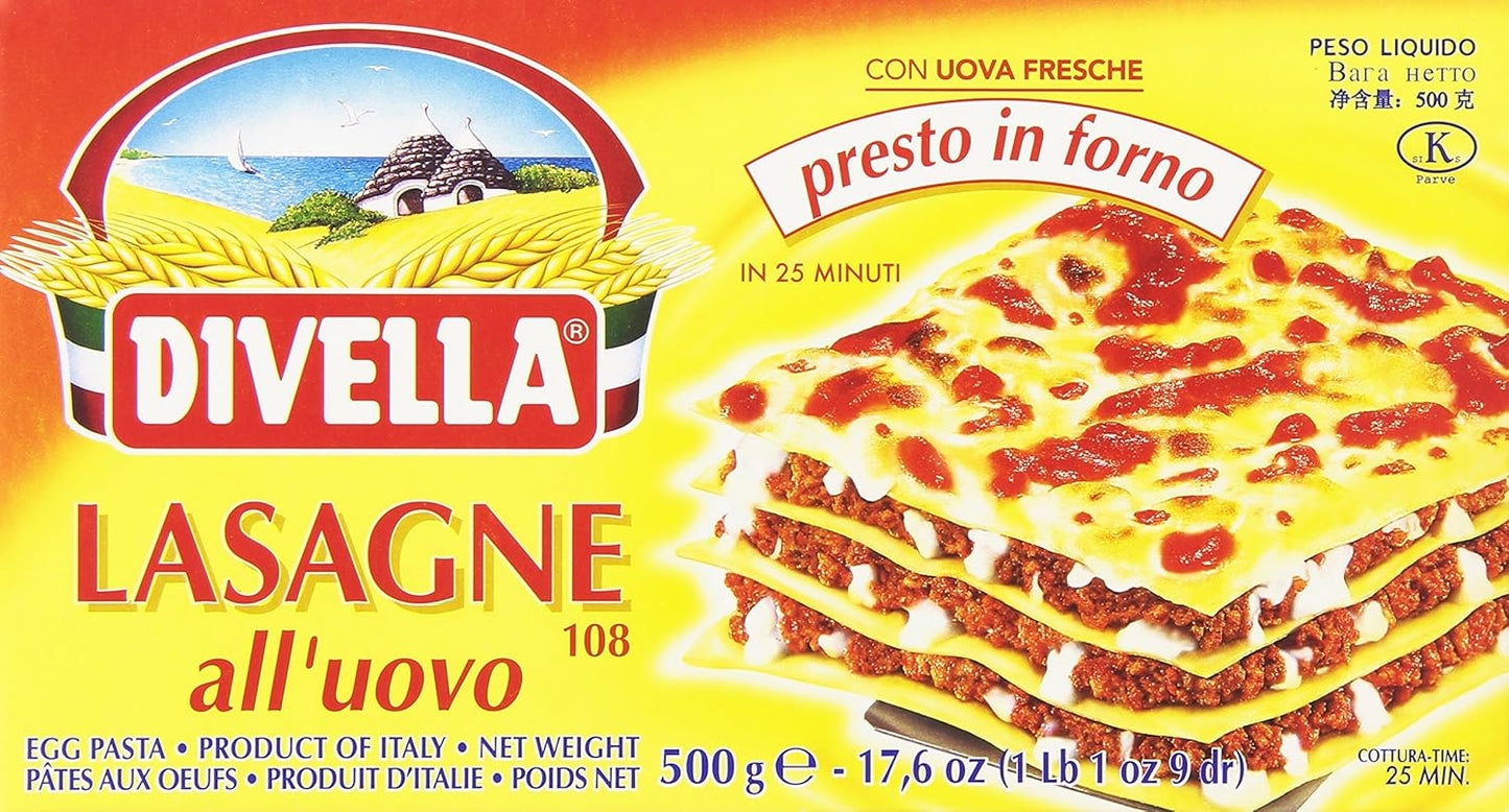 Divella Lasagne all'Uovo, 500g