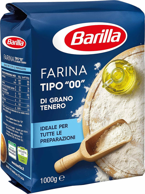 Barilla - Farina di Grano Tenero per tutte le preparazioni - 1 kg