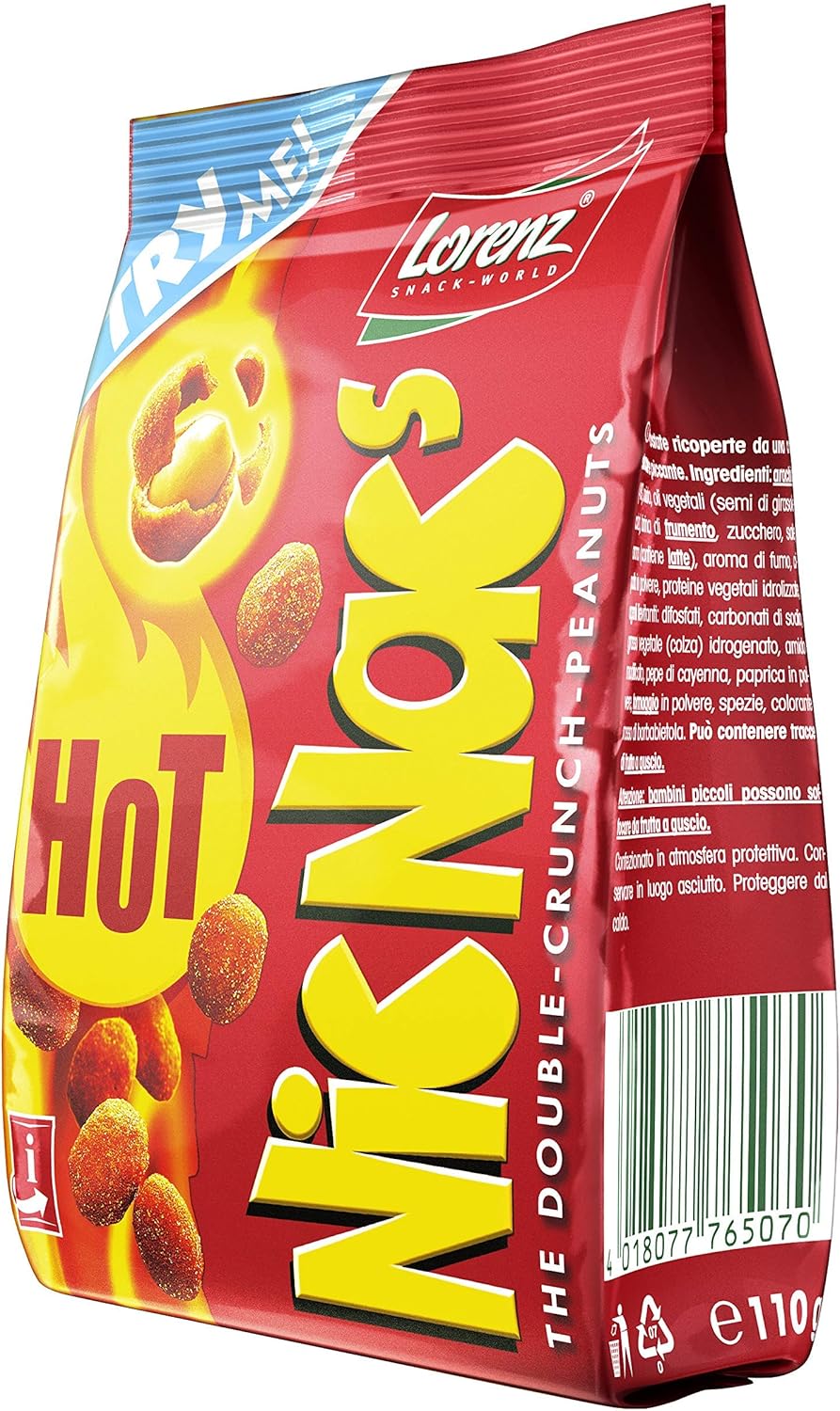 Lorenz Snack World Nic Nac's Hot, 110 g