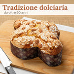 Colomba Pasquale Artigianale Classica - 750 gr Pasticceria Fraccaro 1932, Dolce Pasquale Artigianale, Impasto Morbido e Fragrante, Scorze d’Arancia Candite, Glassatura di Mandorle Croccanti e Zucchero