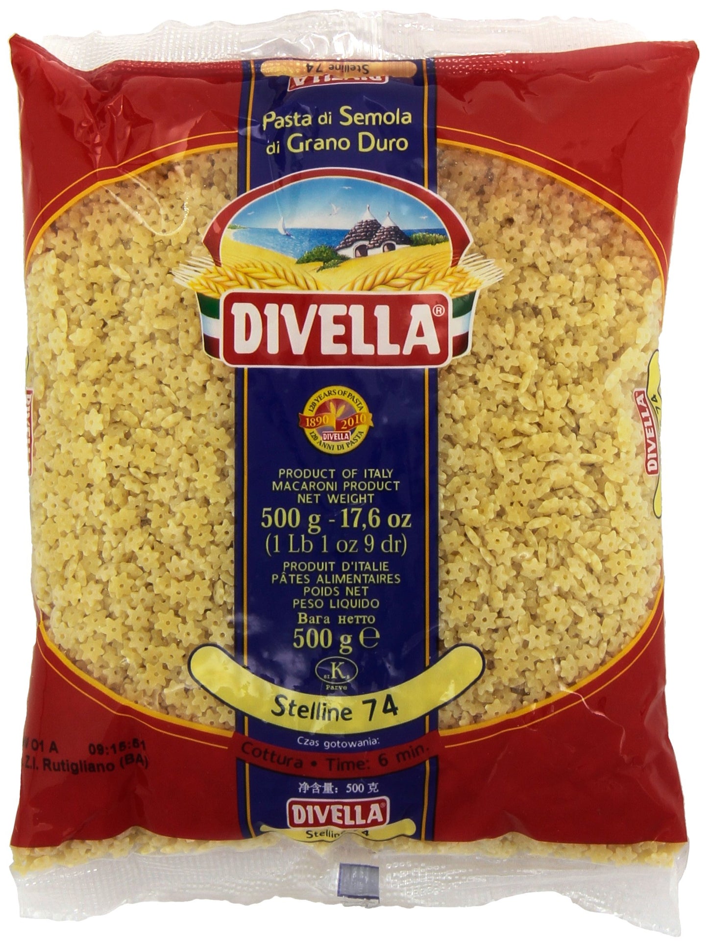 Divella Pasta Stelline - 500 gr