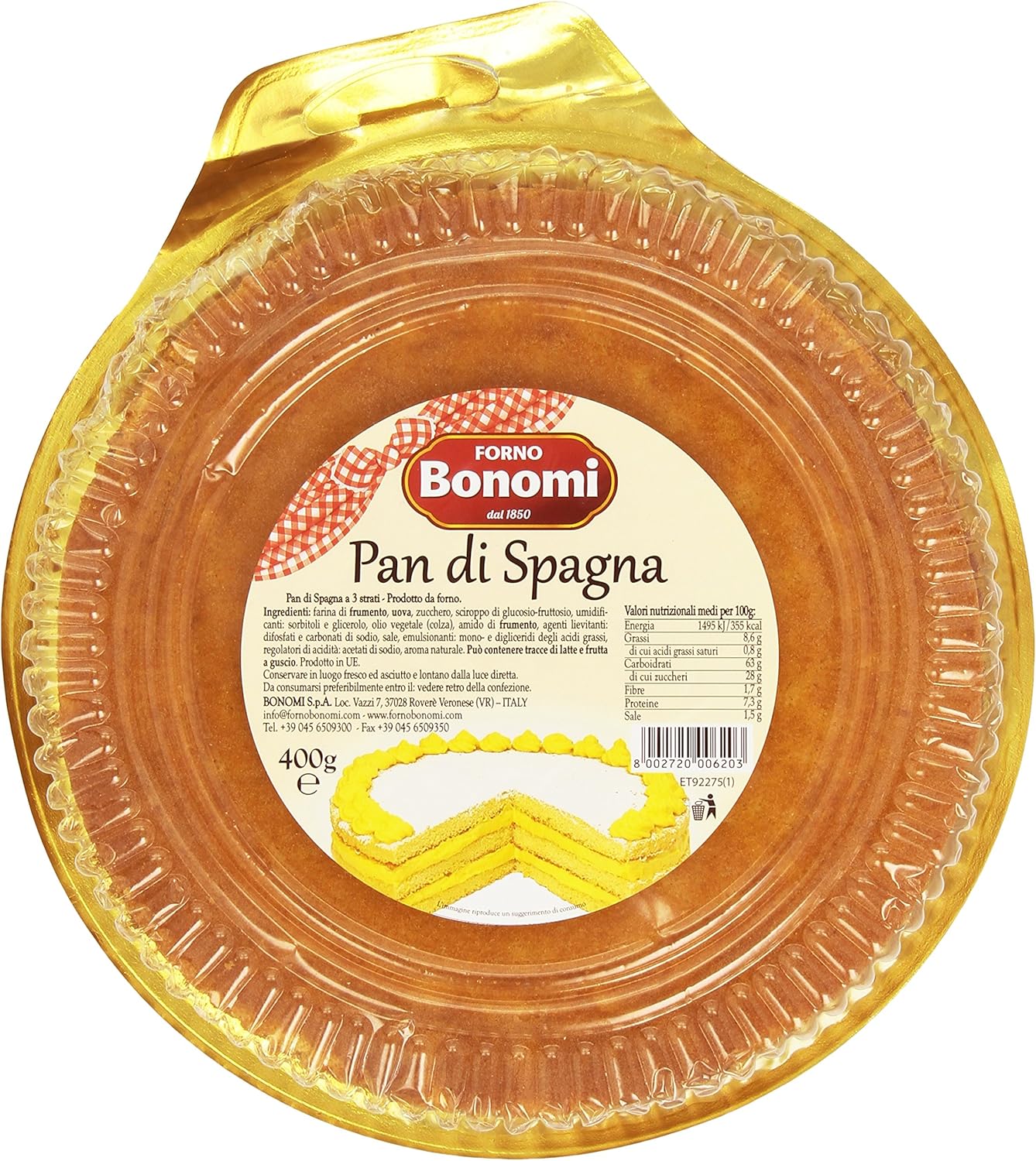 Forno Bonomi Pan di Spagna, 400g