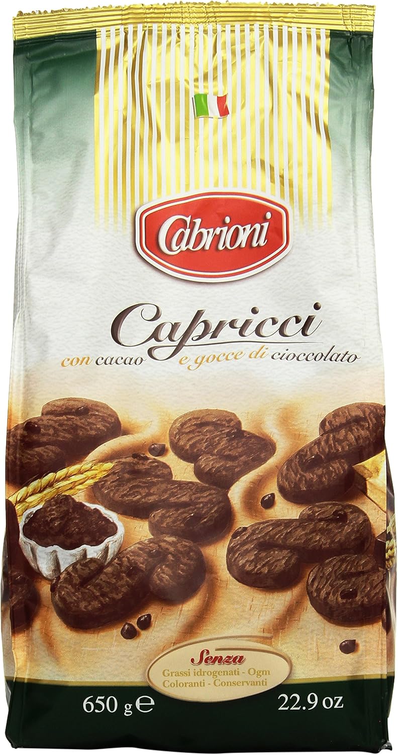 Cabrioni Biscotti Capricci al Cacao, 650g