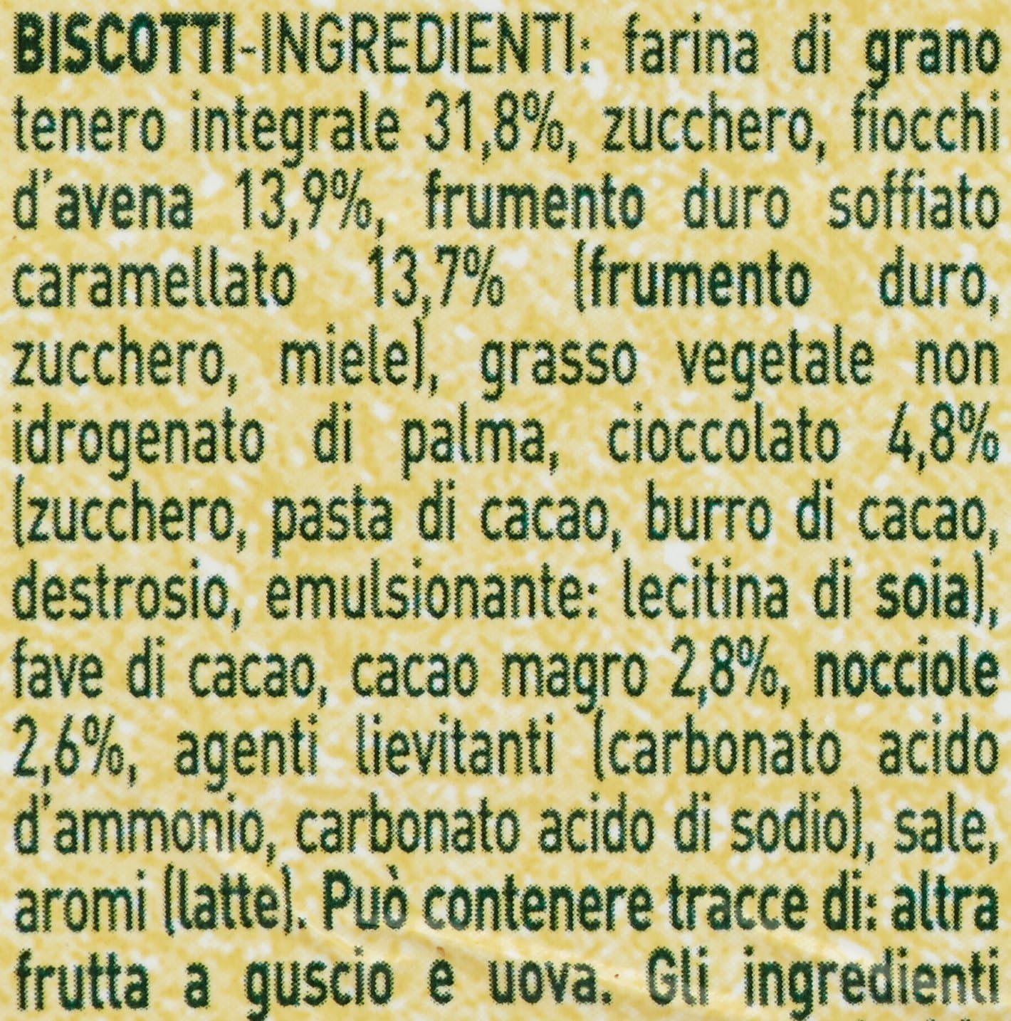 Gran Cereale Biscotti Gran Cereale al Cioccolato, Biscotti dal Gusto Pieno Ricchi di Fibra e Fosforo - 230 g