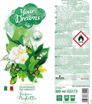 YOUR DREAMS | Profumatore per Ambienti Spray a Base Acquosa, Fresia e Mughetto, 300 ml