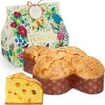 Colomba Artigianale alle Pesche Candite e Mandorle, 750 gr - Pasticceria Fraccaro 1932, Dolce Pasquale con Dolci Pesche Candite, Impasto con Lievito Madre, senza Scorze di Agrumi Canditi, Bauletto