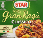 Star - Il Mio Gran Ragù, Classico, 100% Carne Italiana - 3 confezioni da 2 latte da 180 g [1080 g, 6 latte, 12 porzioni]