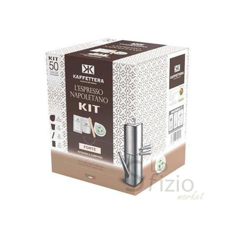 KAFFETTERA CAFFE' FORTE KIT CIALDE DA 50PZ