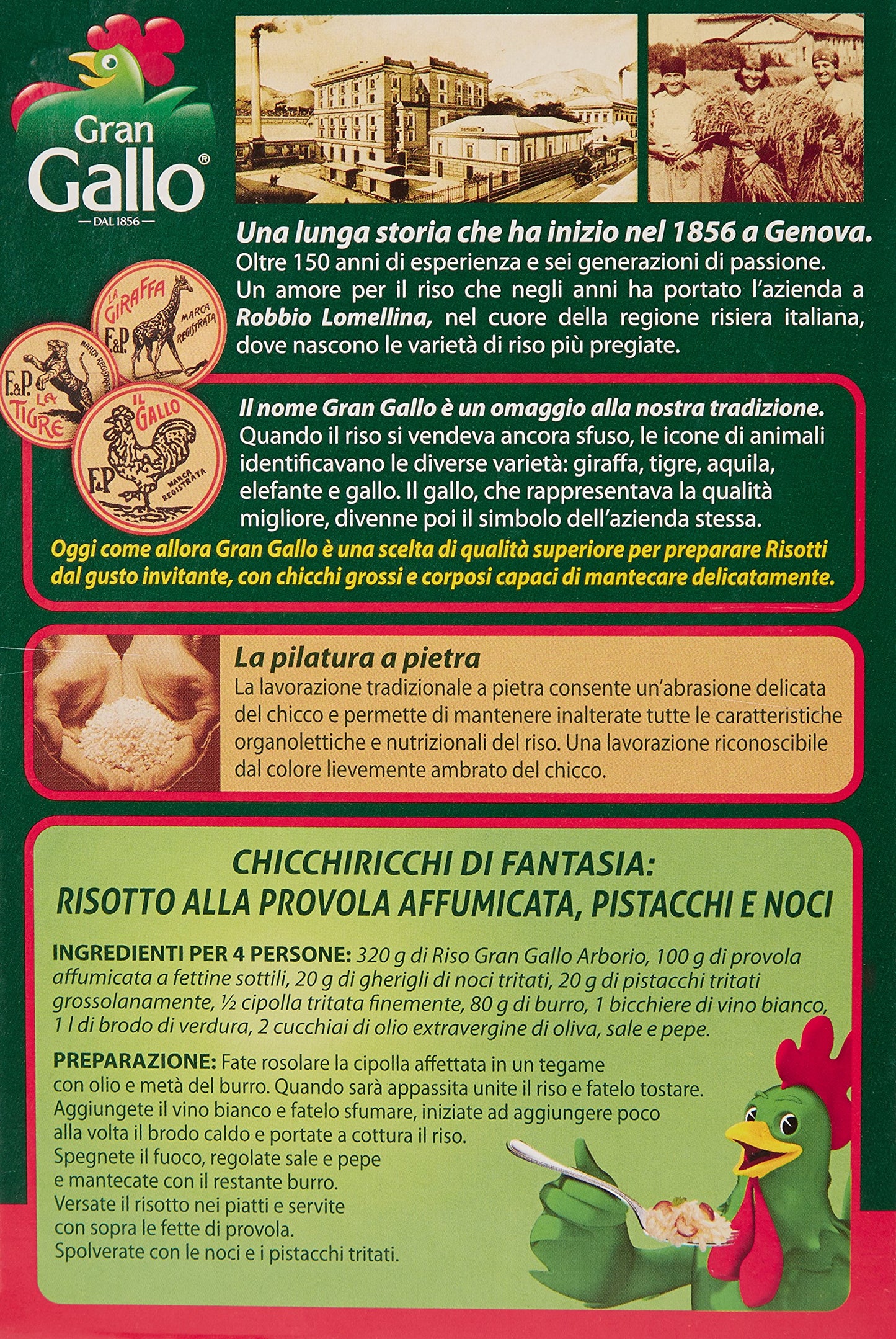 Gran Gallo - Risotti, Riso Arborio, Chicchi Grossi - 500 G