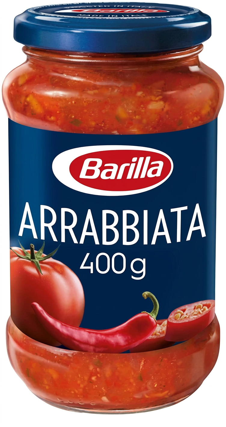 BARILLA Salsa Arrabbiata al Pomodoro e Peperoncino, Sugo Piccante, 400g