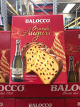 CONFEZIONE NATALE BALOCCO PANETTONE 750GR + BOTTIGLIA SPUMANTE GRAN DESSERT 750ML