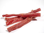 Coppiette di maiale essiccate e insaporite con peperoncino vino e bacche di ginepro, 0,5 Kg.