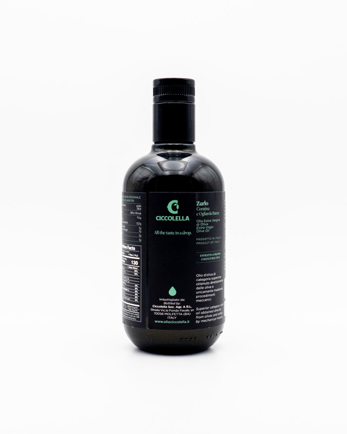 Olio Evo Zurlo Blend Coratina e Ogliarola Barese - Olio Ciccolella