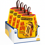 Tartufone Il Pandoro con Crema al Cioccolato 750 g, Dolce Natalizio Farcito e Ricoperto – Variazioni 4/8/12 Pezzi (4 PEZZI)