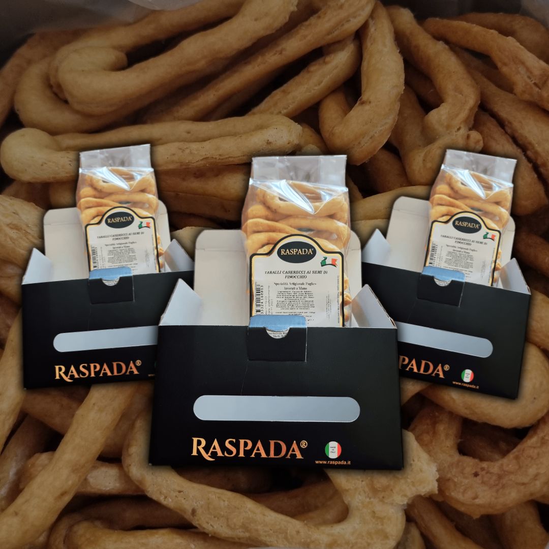 Taralli ai semi di Finocchio Raspada Kit da 3