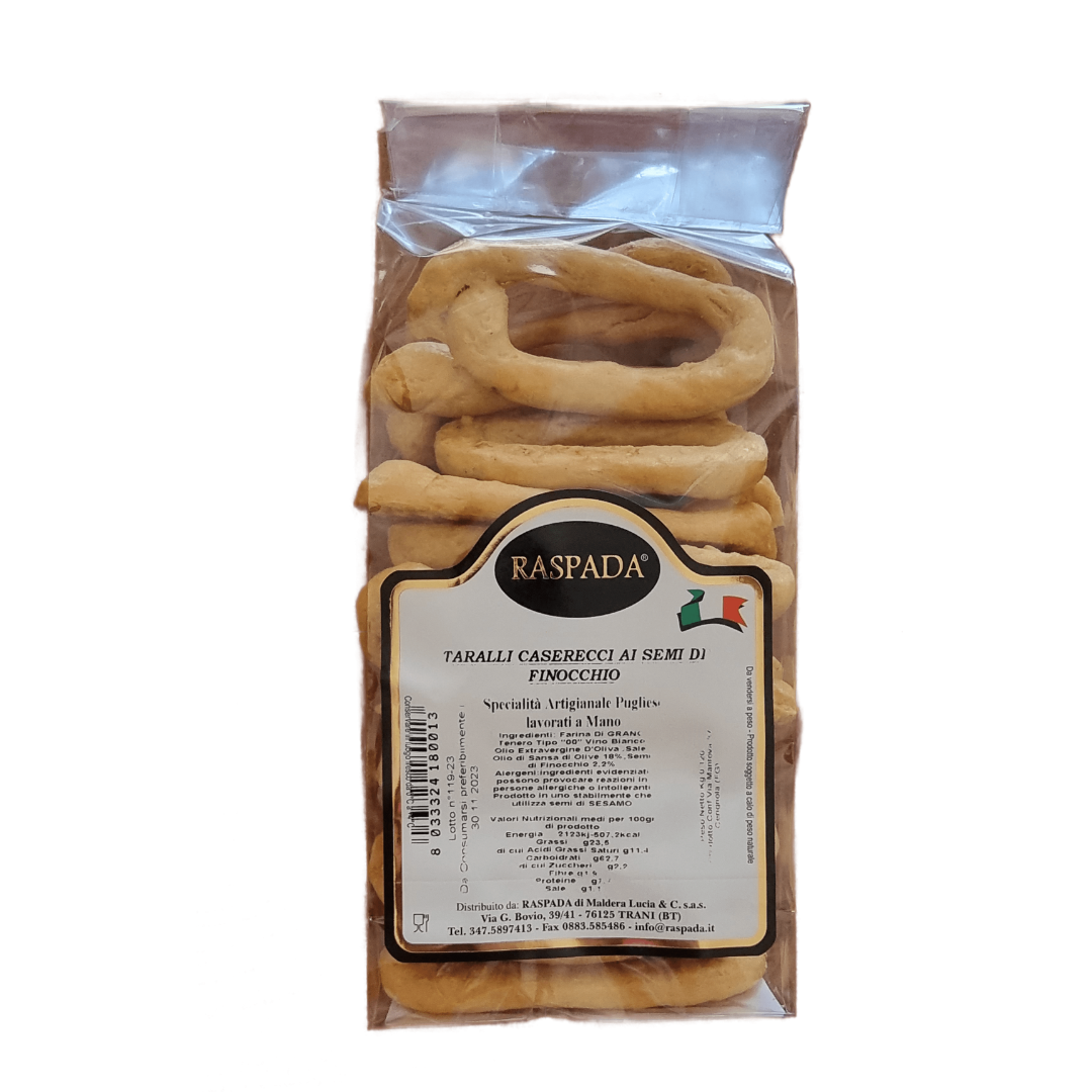 Raspada Taralli Artigianali Gusto Misti Kit da 3