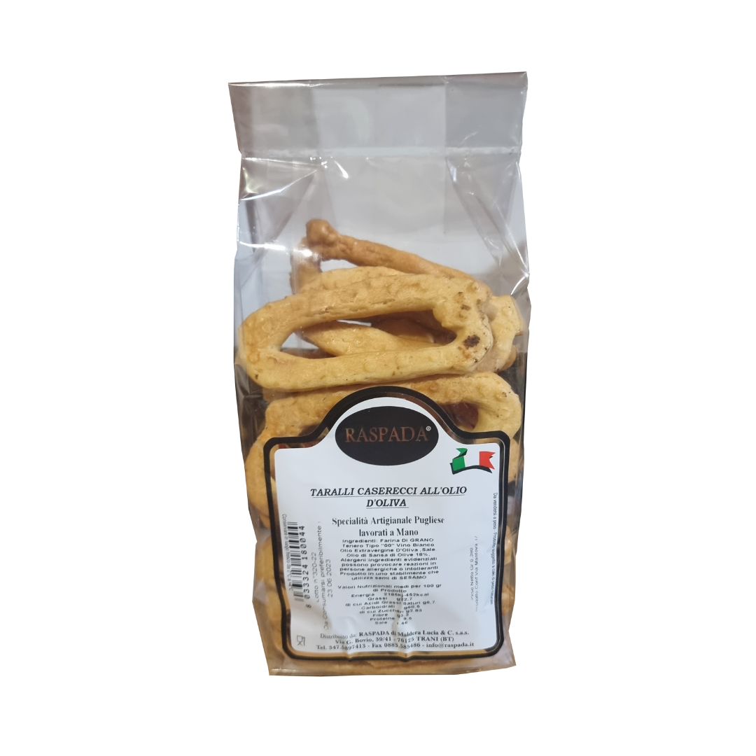 Raspada Taralli Artigianali Made in Puglia 1 conf. 380gr