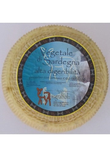 3.7 kg - Formaggio di pecora sardo a latte crudo e semistagionato prodotto dagli artigiani da Su Grabiolu tra Fonni e Siamanna.
