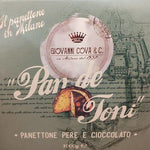 Panettone Pere e Cioccolato Artigianale 1kg Cova Giovanni