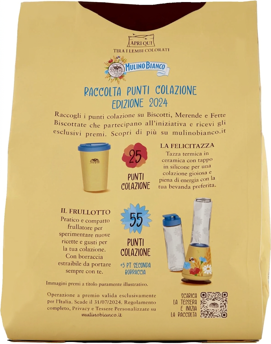Mulino Bianco Abbracci Biscotti con Cacao e Panna Fresca 350g