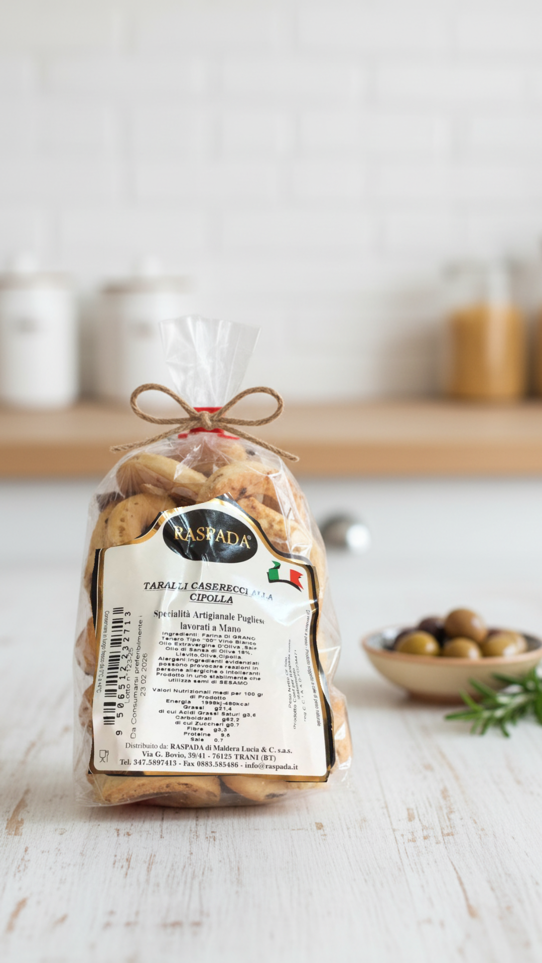 Confezione Cesto Raspada prodotti caserecci di Puglia