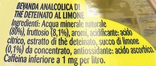 San Benedetto - Thè, Deteinato Limone, 250 ml