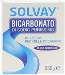 Solvay - Bicarbonato di Sodio, Purissimo, ad uso alimentare - 250 g