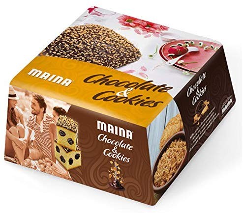 TORTA CHOCOLATE & COOKIES CREMA CIOCCOLATO BISCOTTI MAINA 650 GR PASQUA COLOMBA