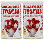 Toschi Amarena Cherries Tin 400 g (Pack of 2)