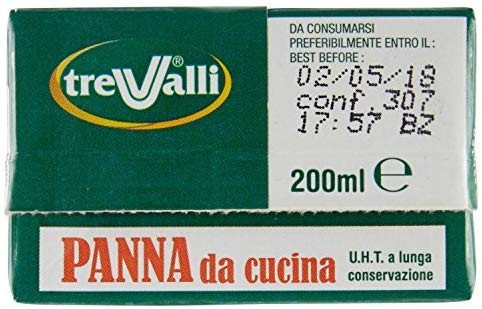 TreValli - Panna da Cucina, cremosa per natura - 200 ml