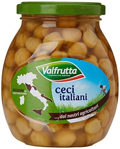 Valfrutta - Ceci Italiani - 6 vasetti da 370 g [2220 g]