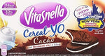 Vitasnella - Cereal-Yo , Cacao, Con Fermenti Vivi e Fibre - 12 confezioni da 5 pezzi da 50.6 g [60 pezzi, 3036 g]