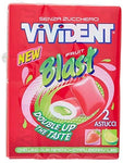 Vivident Fruit Blast, Gomma da Masticare, 4 confezioni da 2 astucci [8 astucci]